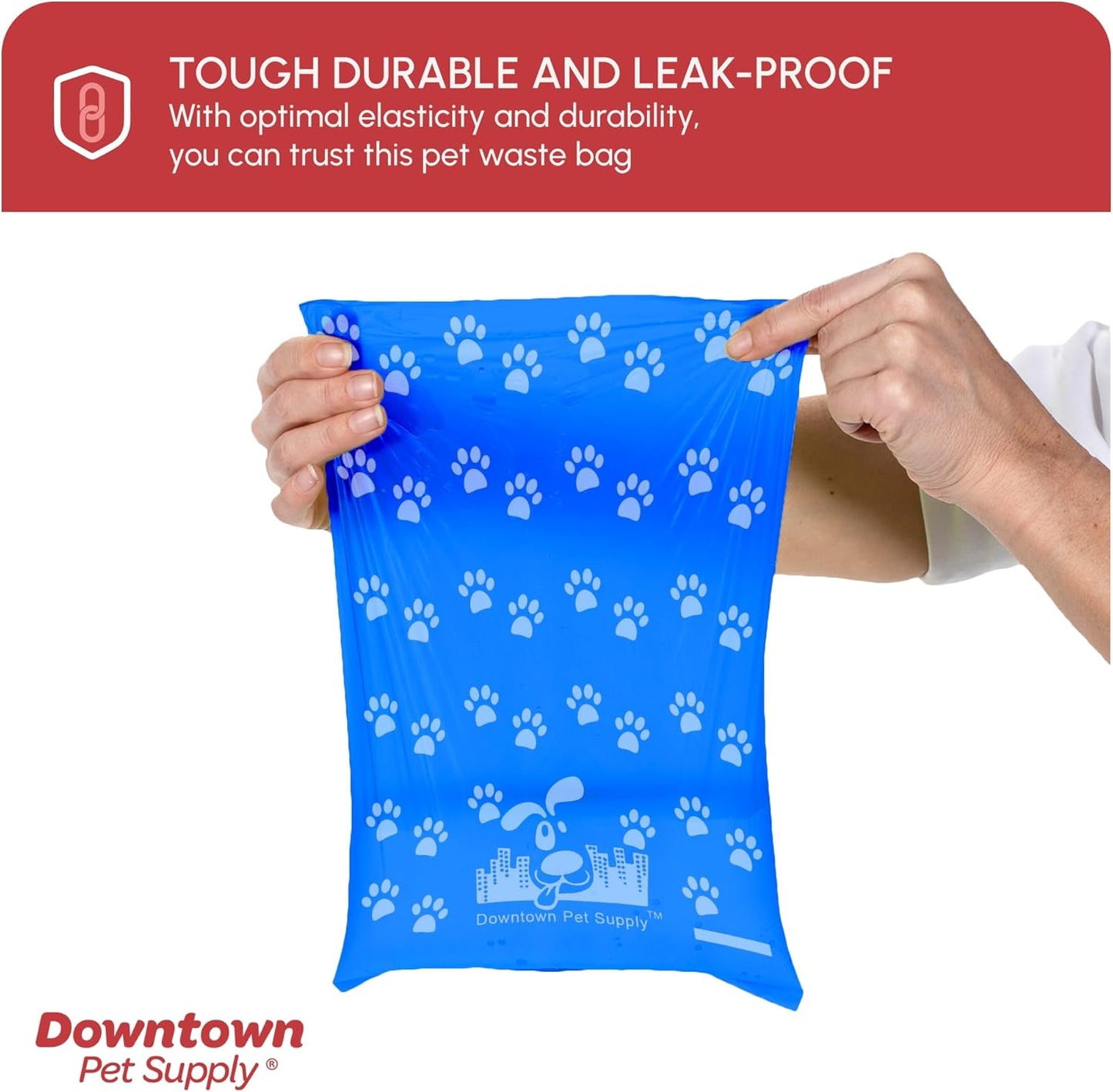 Poop Bags for Dogs with Dispenser, 180 Count - Leak-Proof Dog Waste Bags and Bone