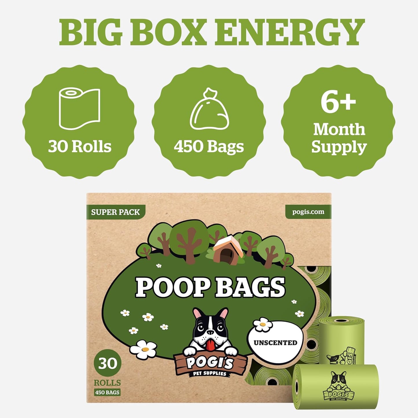 Pogi’S Dog Poop Bags – Leak-Proof & Extra Thick Pet Waste Bags