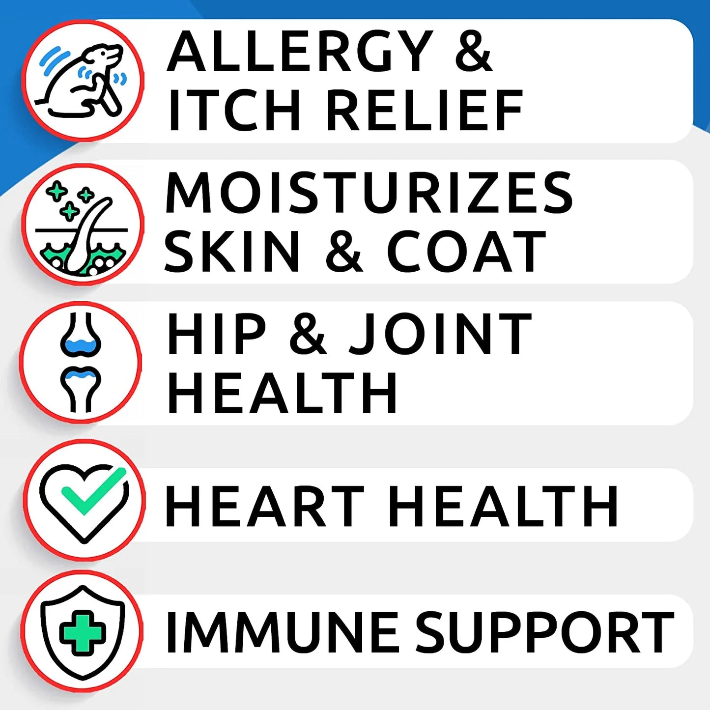 Omega 3 for Dogs - 360 Fish Oil Treats for Dog Shedding, Skin Allergy, Itch Relief, Hot Spots Treatment - Joint Health - Skin and Coat Supplement - EPA & DHA Fatty Acids - Salmon Oil
