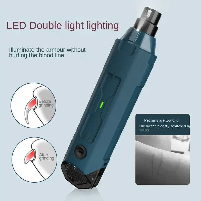 New Electric Nail Clippers for Dog Scissors for Pets Nail Grinder for Dogs Cats Grooming Trimmer Cutters Nail Mill Pet Products