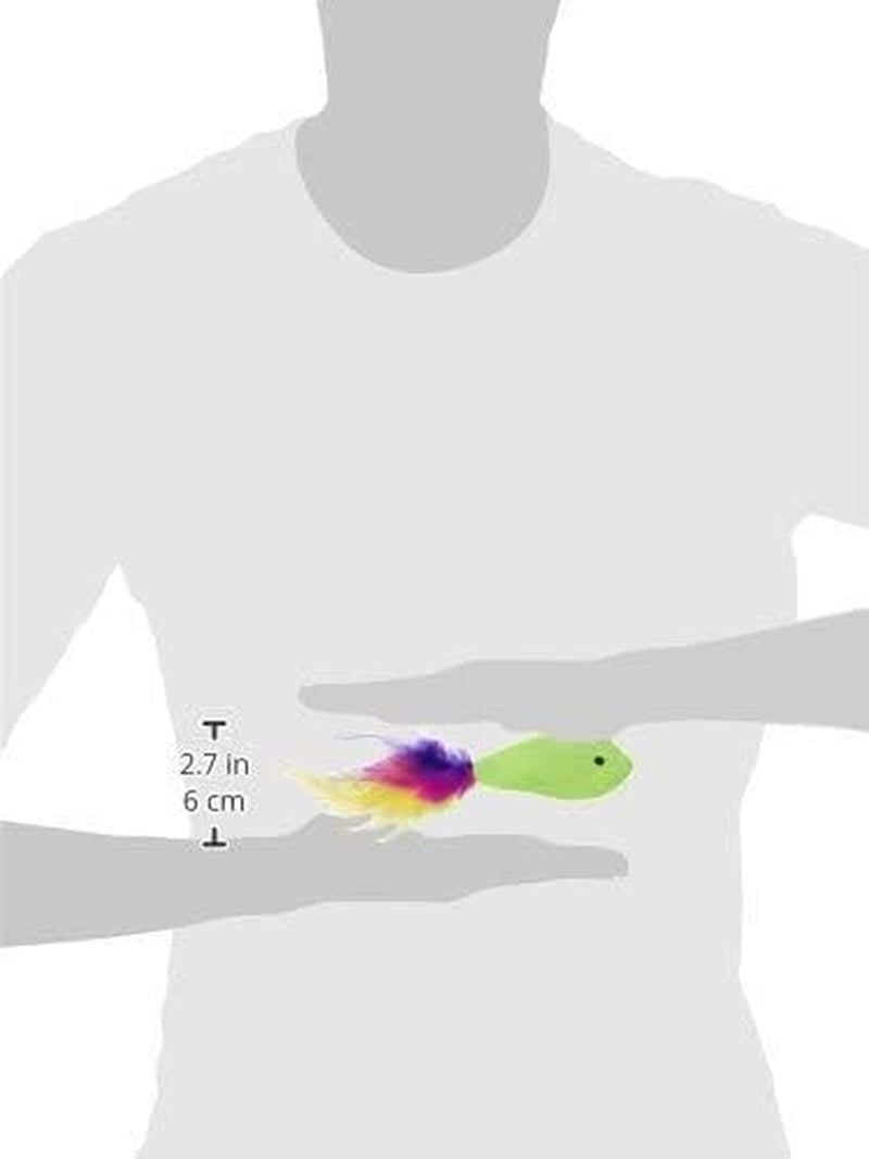 (3 Count) Fish Flop Crinkle Catnip Cat Toys - Multi Color, 3 Count