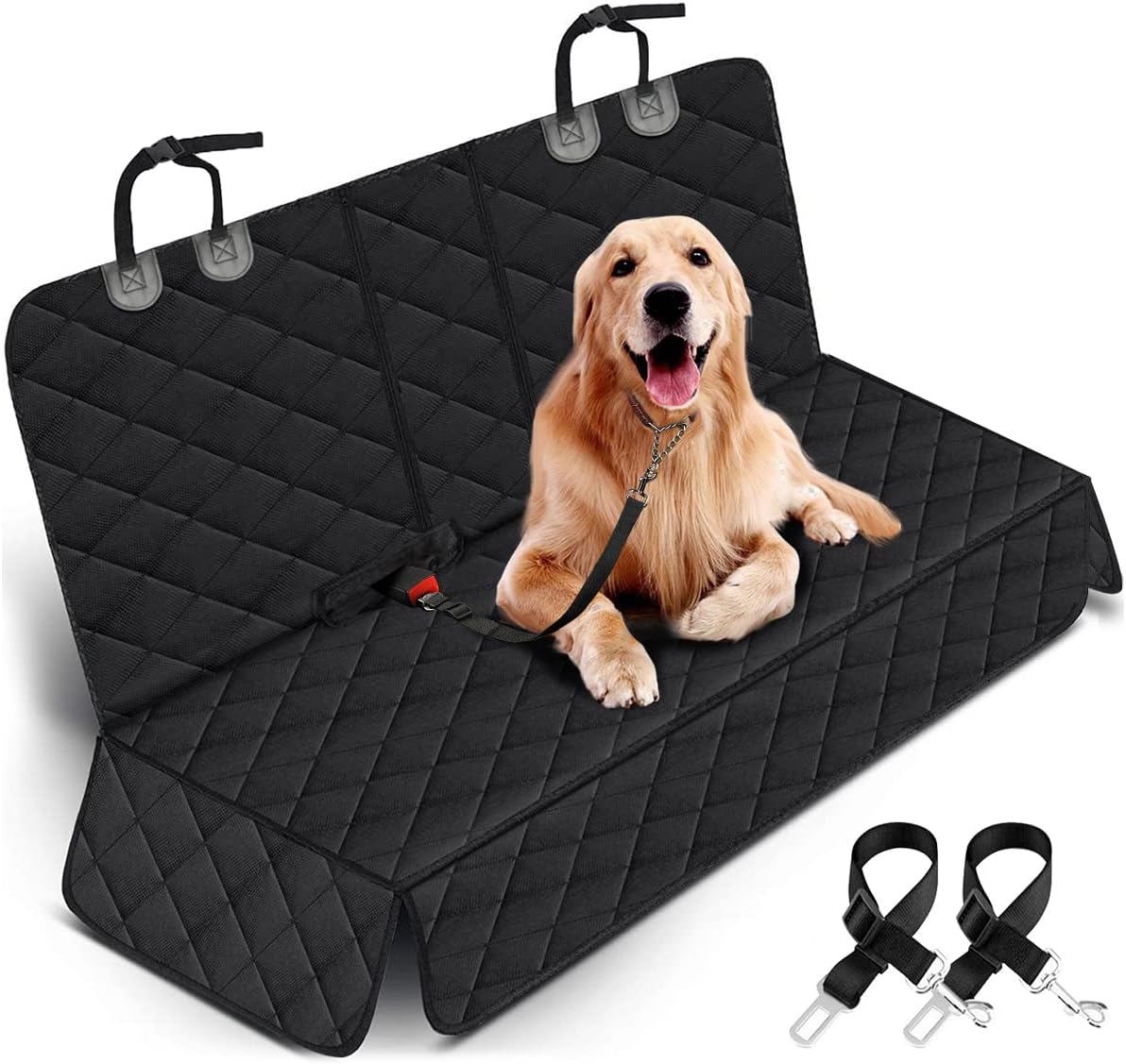 Dog Car Seat Cover, Back Seat Cover for Dogs Pet Car Seat Protector Waterproof Bench Car Seat Cover