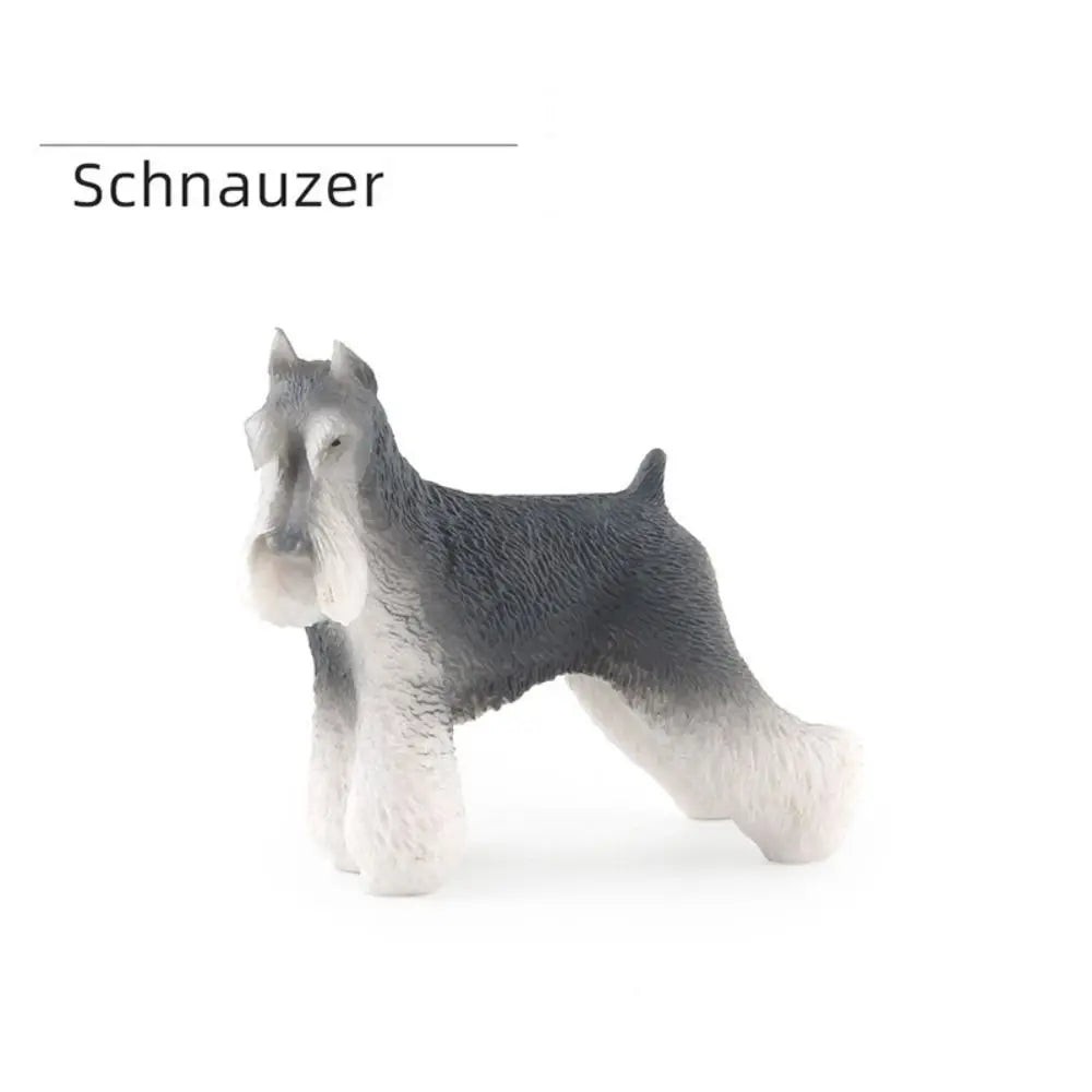 Children Educational Toys Simulation Dog Figurine Realistic Bulldog Miniature Animal Model Doberman Dachshund Home Decor