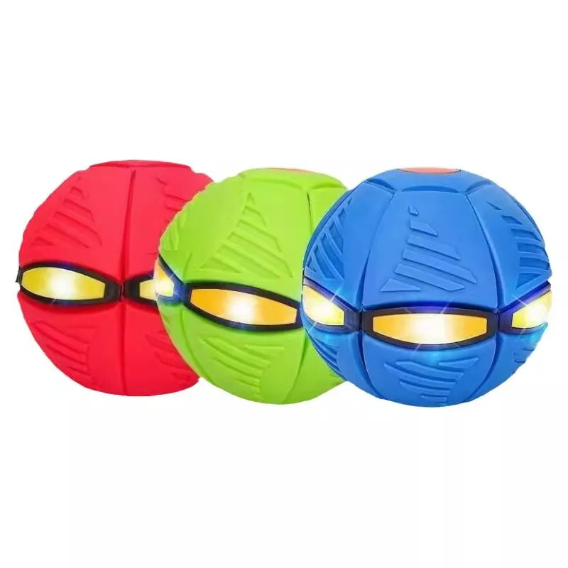 Pet Bouncy Ball Stepping Ball Flying Saucer Deformed Ball Two Forms Dog Bouncing Outdoor Ball Toys Gift