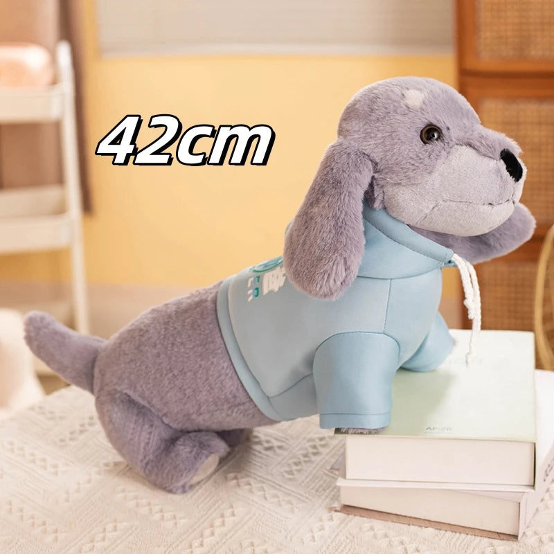 New Hot Cartoon Sausage Dog Doll Comfortable Cute Pet Toys Sleeping Stuffed Pillow Animal Decorative Plush For Kids Presents
