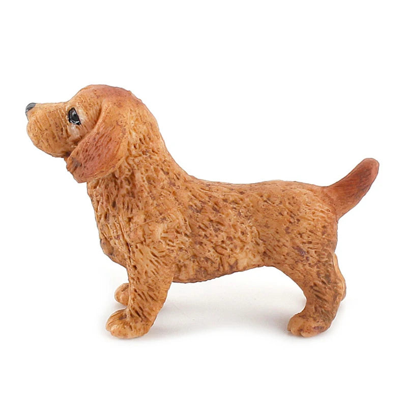 Car Dashboard Dog Toys Accessories Decorate Exquisite Mini Resin Doll Ornament Dog Figurine Bonsai Decoration Miniature Dog