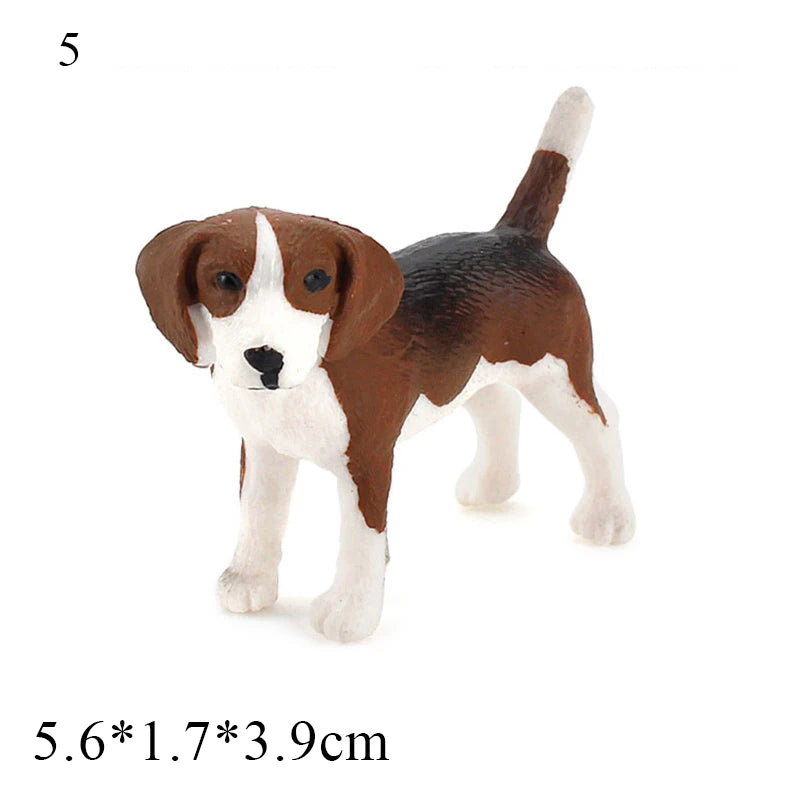 Car Dashboard Dog Toys Accessories Decorate Exquisite Mini Resin Doll Ornament Dog Figurine Bonsai Decoration Miniature Dog