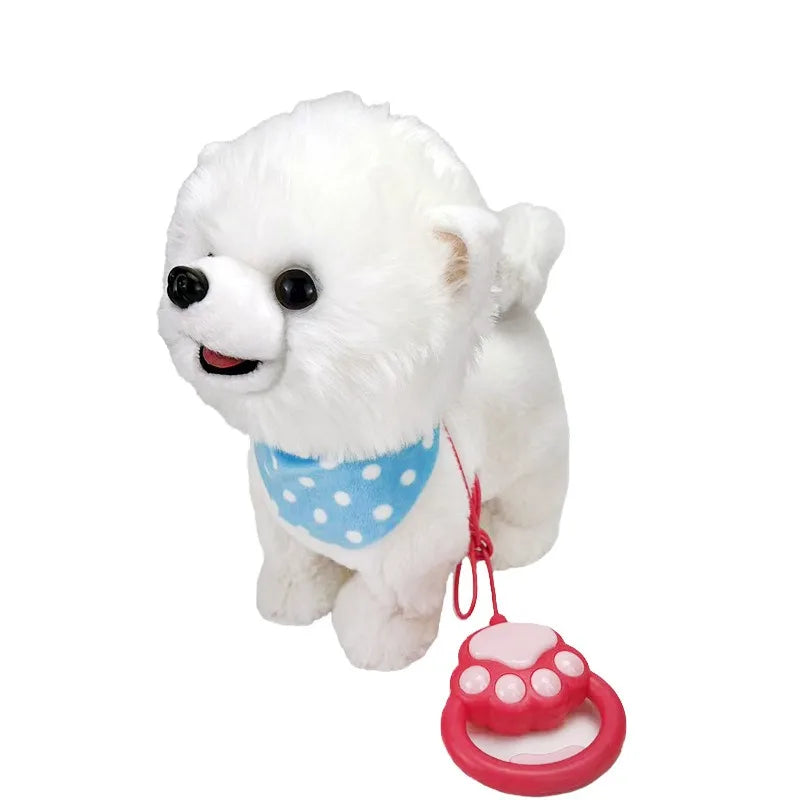 Robot Dog Interactive Sound Control Cat Lick Tongue Electronic Plush Puppy Toys Talk Bark Sing Song Music Animal For Kid Gifts