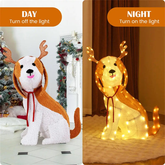 43.5 Christmas Dog Decorations - Festive Holiday Pet Decor for Home & Garden