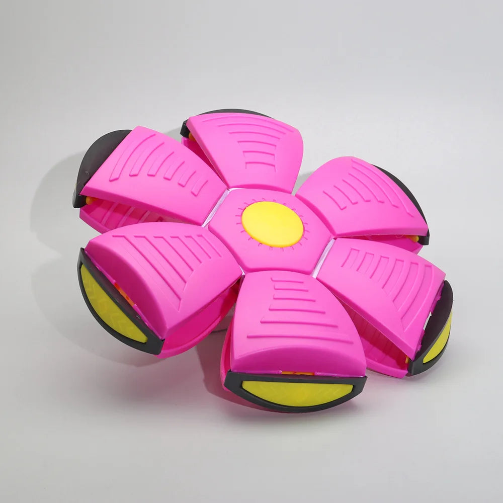 Pet Bouncy Ball Stepping Ball Flying Saucer Deformed Ball Two Forms Dog Bouncing Outdoor Ball Toys Gift