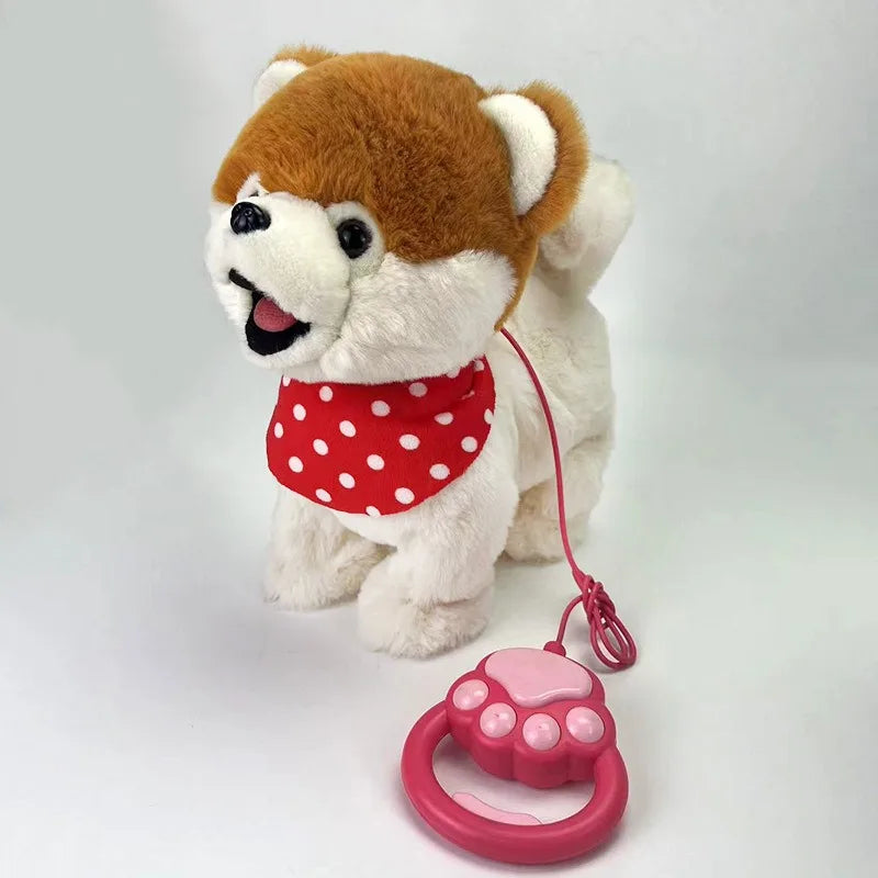Robot Dog Interactive Sound Control Cat Lick Tongue Electronic Plush Puppy Toys Talk Bark Sing Song Music Animal For Kid Gifts