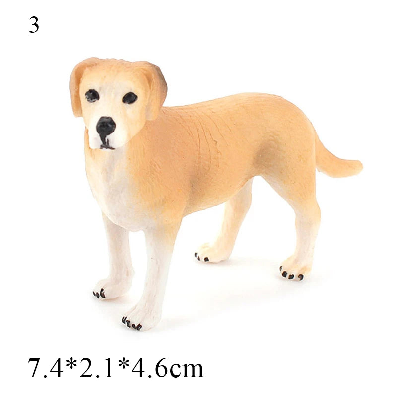 Car Dashboard Dog Toys Accessories Decorate Exquisite Mini Resin Doll Ornament Dog Figurine Bonsai Decoration Miniature Dog