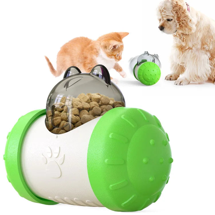 Dog Slow Feeder Toys Interactive Puzzle Durable Dog Food Dispenser Mental Treat Stimulation Chase Rolling Puppy Toy Pet Supplies
