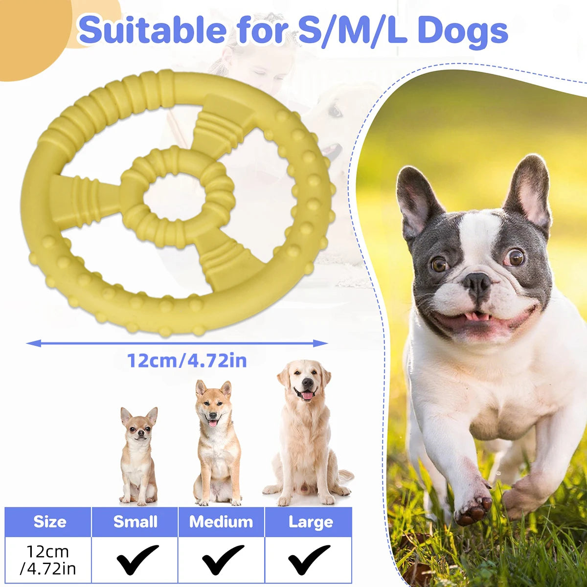 Dog toys - Realistic food-dispersing sets, chew toys, interactive toys, prevent quick eating, dog intelligence toys, durability