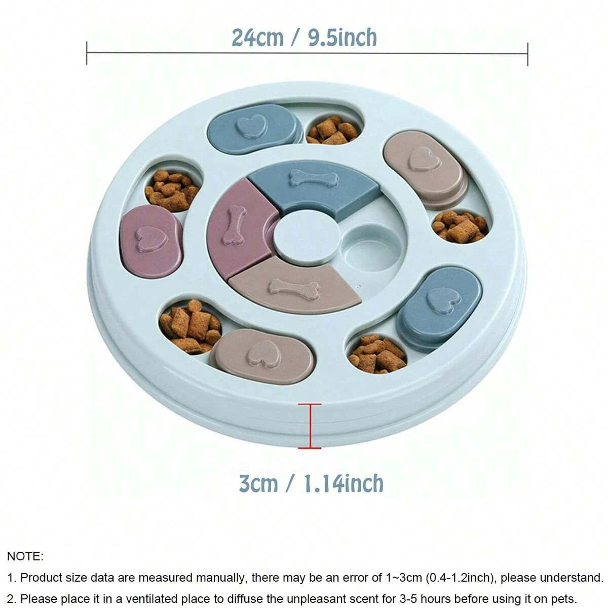 Dog Puzzle Toys- Dog Brain Stimulates the Brain to Stimulate the Educational Toy Puppy to Treat the Food Feeder Allocation in