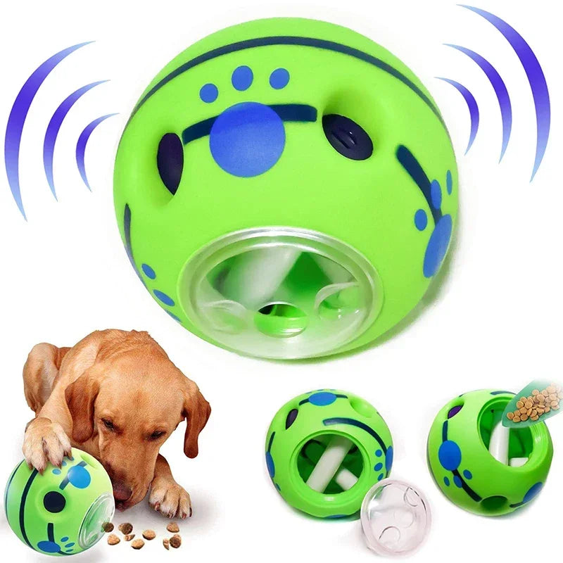 Dog Vocal Interactive Toy Leaky Food Ball Relieve Boredom Grinding Tooth Resistant Leaky Foods Toys Pet Products Supplies
