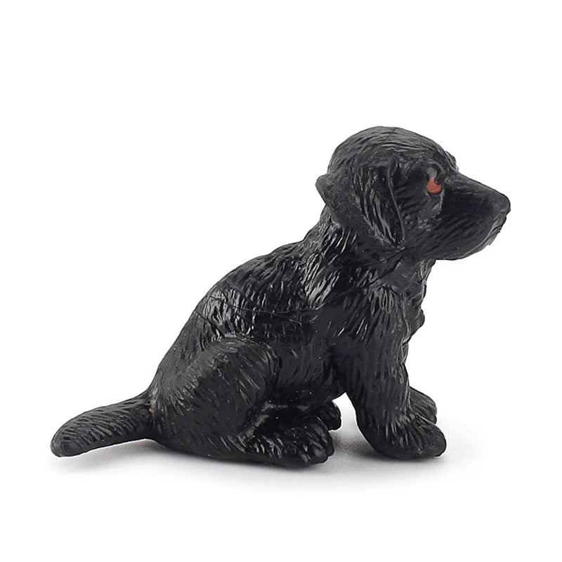 Car Dashboard Dog Toys Accessories Decorate Exquisite Mini Resin Doll Ornament Dog Figurine Bonsai Decoration Miniature Dog
