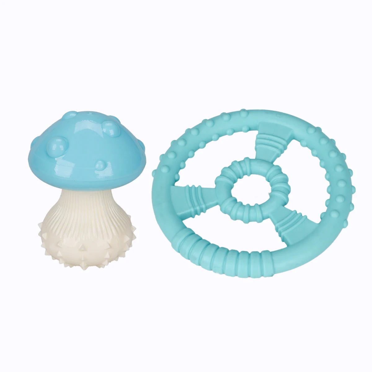 Dog toys - Realistic food-dispersing sets, chew toys, interactive toys, prevent quick eating, dog intelligence toys, durability