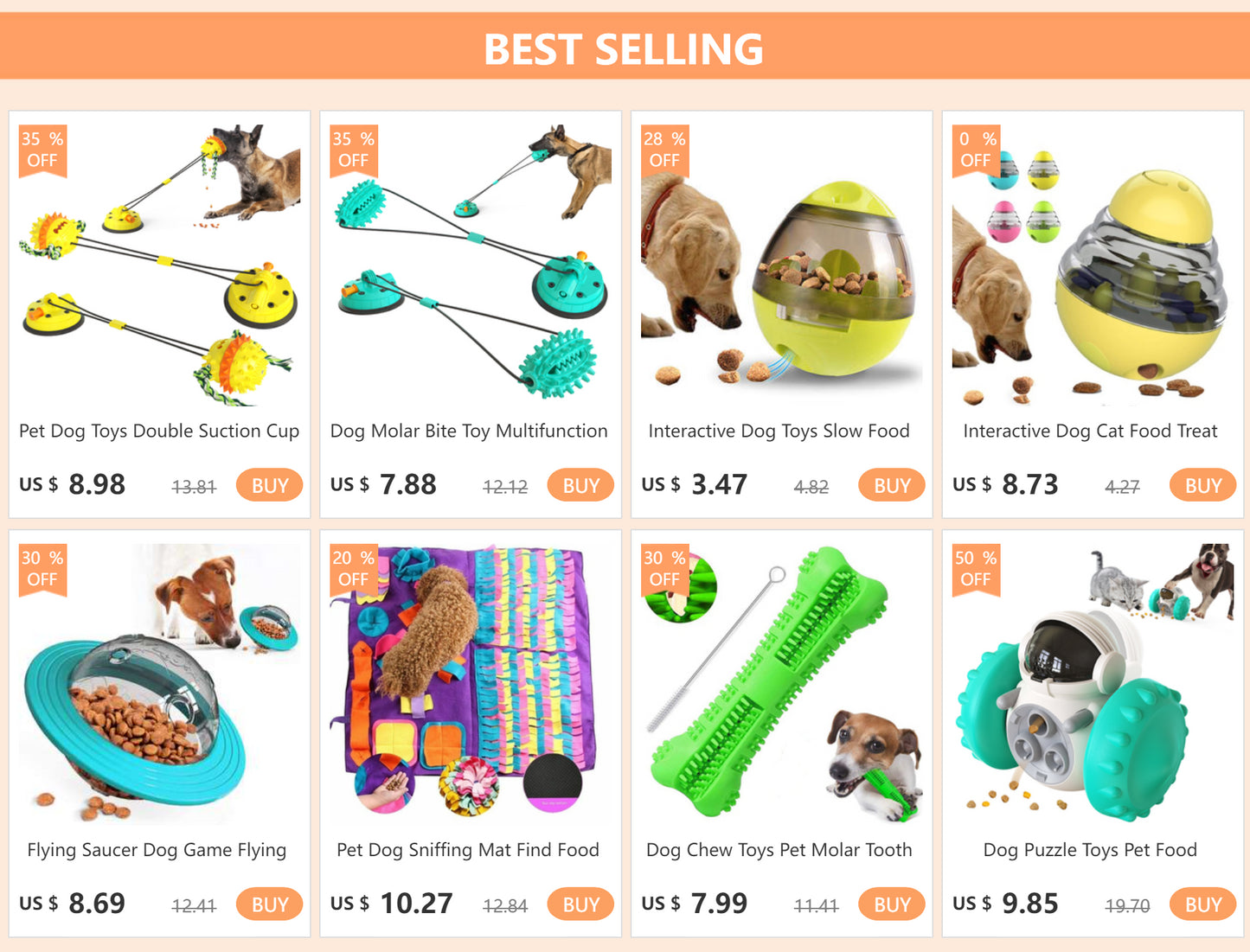 NEW Dog Toothbrush Toys for Dogs Interactive Toy Training IQ Teeth Cleaning Durable Small Medium Large Dog Puppy Chewing