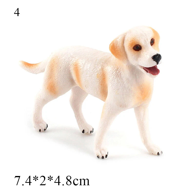 Car Dashboard Dog Toys Accessories Decorate Exquisite Mini Resin Doll Ornament Dog Figurine Bonsai Decoration Miniature Dog