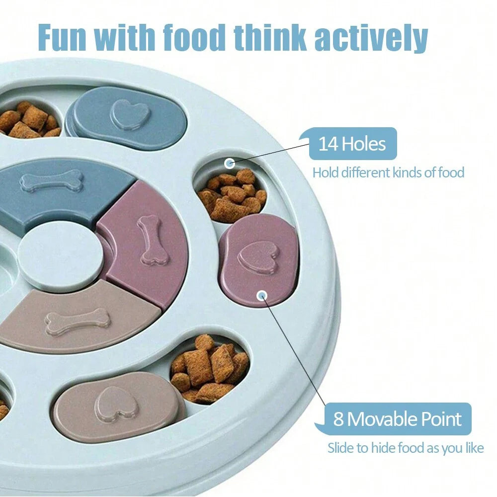 Dog Puzzle Toys- Dog Brain Stimulates the Brain to Stimulate the Educational Toy Puppy to Treat the Food Feeder Allocation in