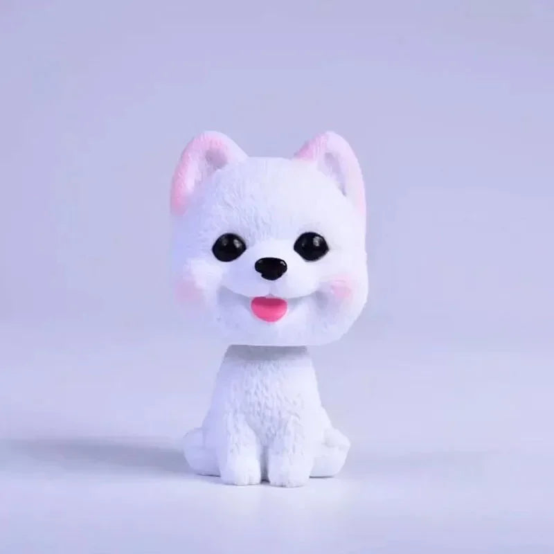 New Shaking Head Dog Ornament Cute Nodding Decoration Gift Car Interior Resin Dog Decoration