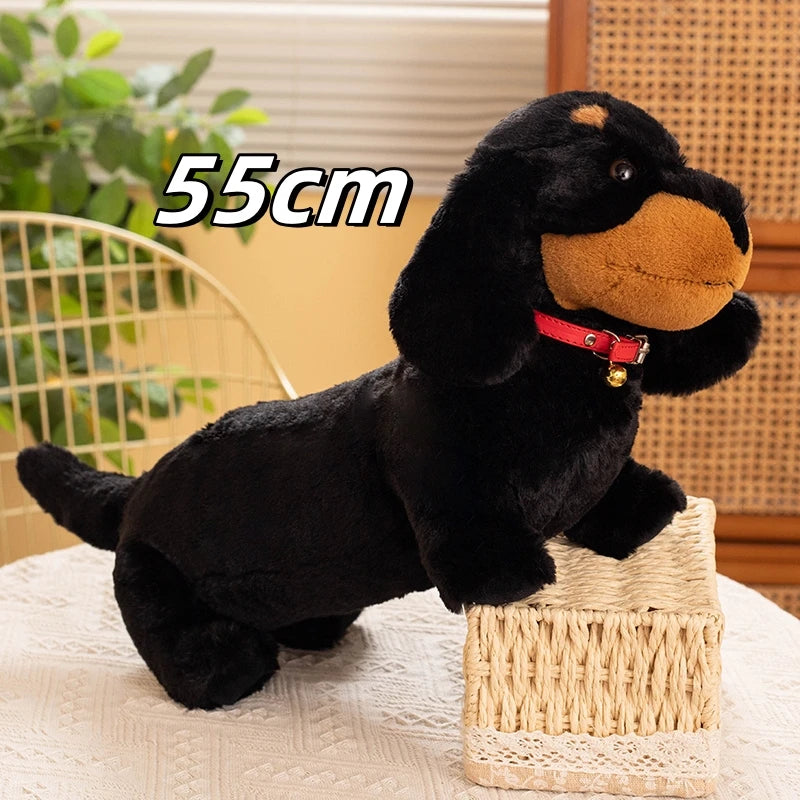 New Hot Cartoon Sausage Dog Doll Comfortable Cute Pet Toys Sleeping Stuffed Pillow Animal Decorative Plush For Kids Presents