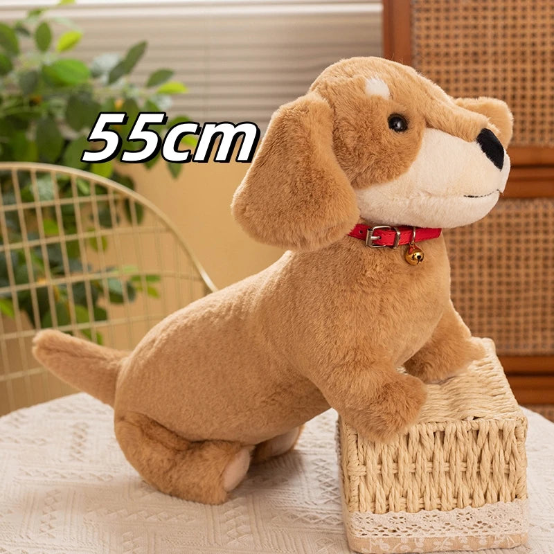 New Hot Cartoon Sausage Dog Doll Comfortable Cute Pet Toys Sleeping Stuffed Pillow Animal Decorative Plush For Kids Presents