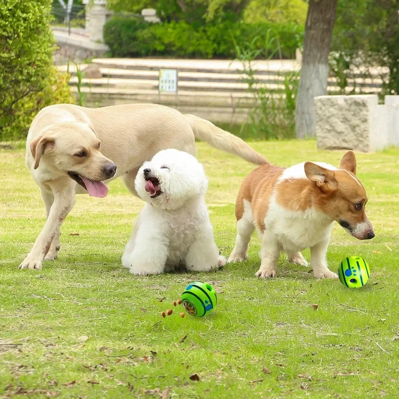 Dog Vocal Interactive Toy Leaky Food Ball Relieve Boredom Grinding Tooth Resistant Leaky Foods Toys Pet Products Supplies