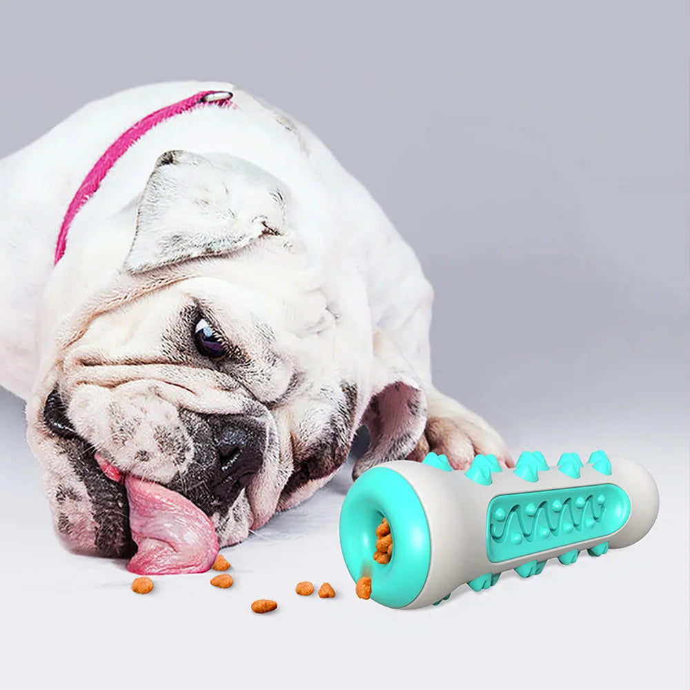 Dog Chew Toy for Large Small Dogs Pet Food Feeder Treat Dispenser Tooth Clean Interactive Training Toy Bulldog Labrador Supplies