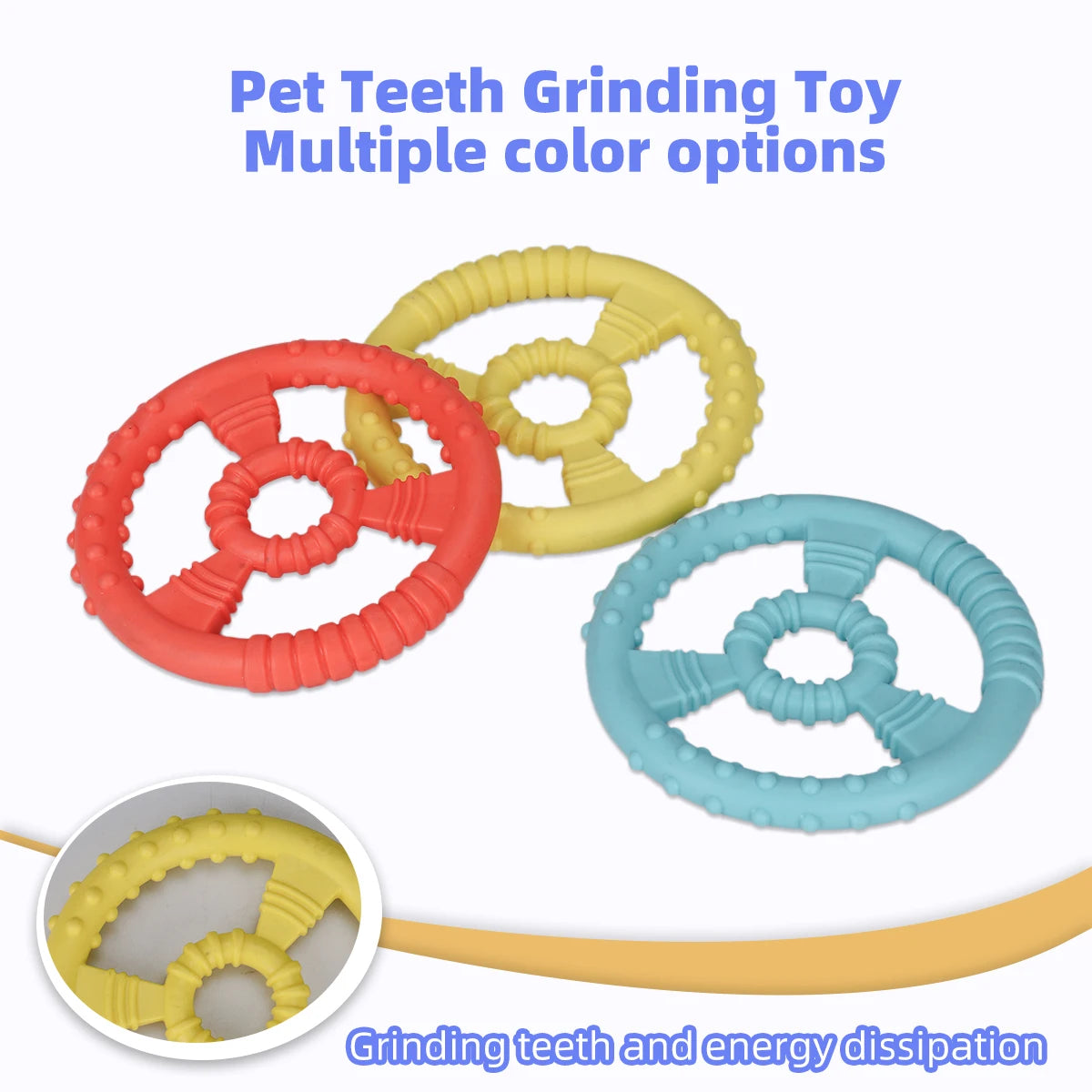 Dog toys - Realistic food-dispersing sets, chew toys, interactive toys, prevent quick eating, dog intelligence toys, durability