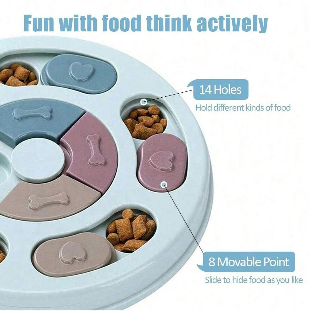 Dog Puzzle Toys- Dog Brain Stimulates the Brain to Stimulate the Educational Toy Puppy to Treat the Food Feeder Allocation in