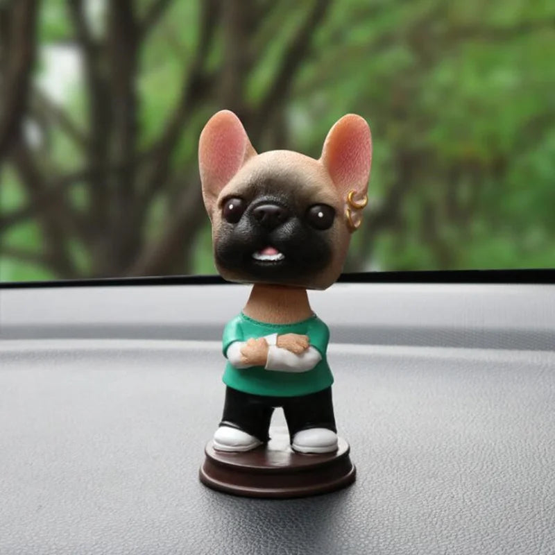 Domineering Shaking Head Dog Dashboard Toys Doll for Car Ornament Nodding Cute Dog Auto Interior Decoration Accessories Gift