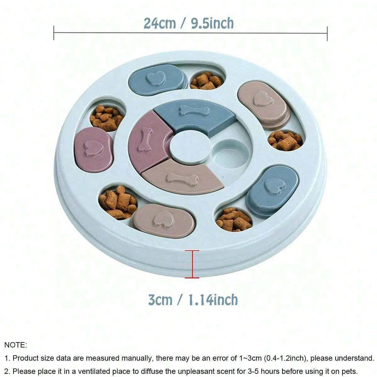 Dog Puzzle Toys- Dog Brain Stimulates the Brain to Stimulate the Educational Toy Puppy to Treat the Food Feeder Allocation in