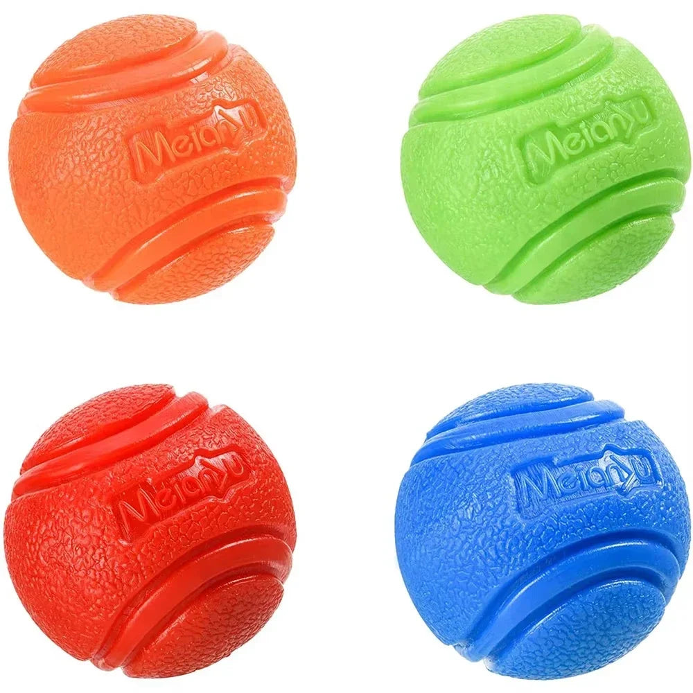 Dog Ball Chew Toys Funny Bouncy Rubber Solid Ball for Small Large Dog Toys Outdoor Throwing Training Toys Pet Supplies