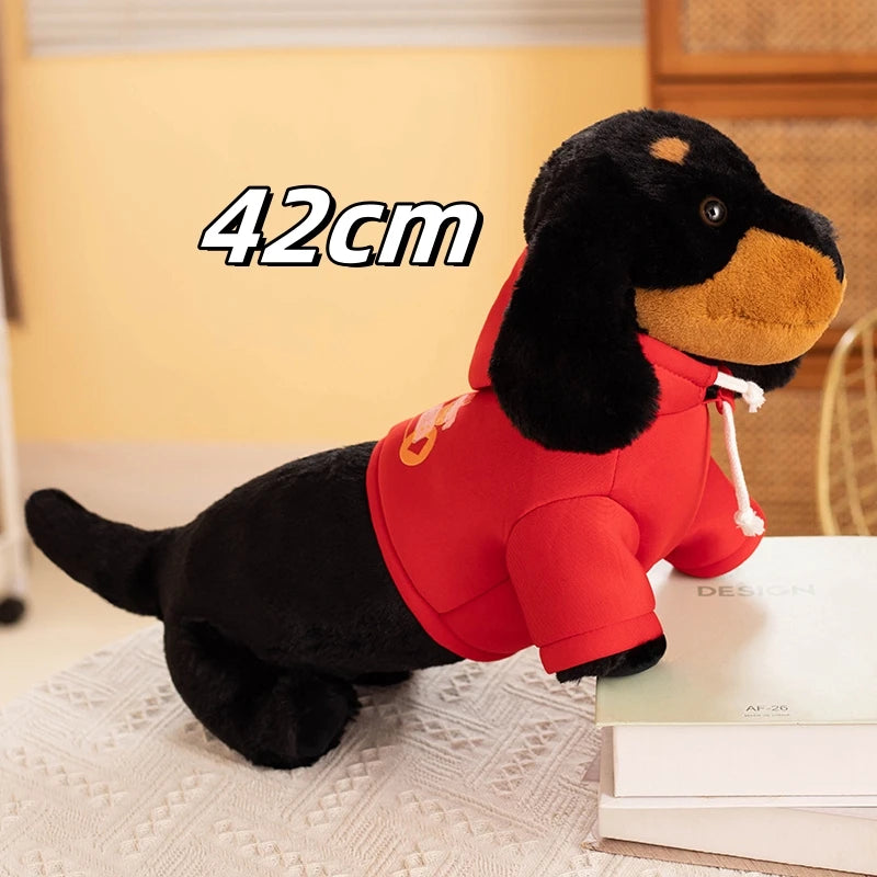 New Hot Cartoon Sausage Dog Doll Comfortable Cute Pet Toys Sleeping Stuffed Pillow Animal Decorative Plush For Kids Presents