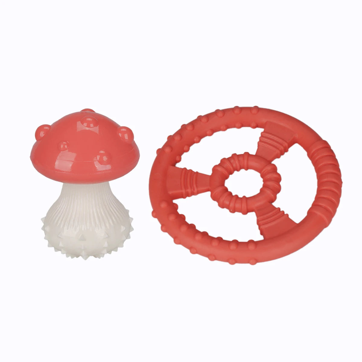 Dog toys - Realistic food-dispersing sets, chew toys, interactive toys, prevent quick eating, dog intelligence toys, durability