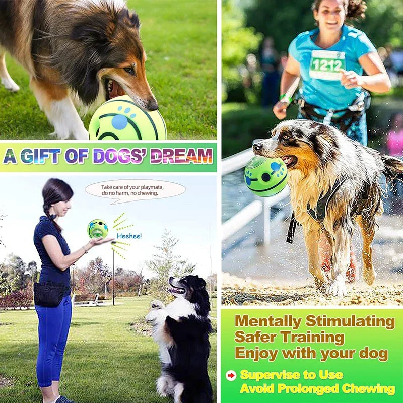 Dog Vocal Interactive Toy Leaky Food Ball Relieve Boredom Grinding Tooth Resistant Leaky Foods Toys Pet Products Supplies