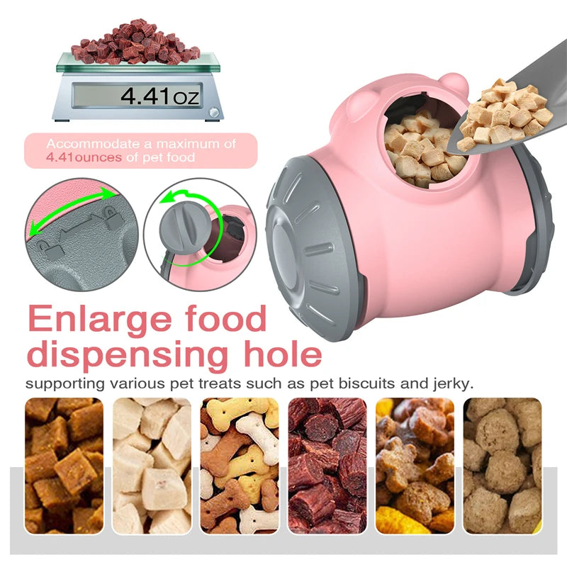 Dog Slow Feeder Toys Interactive Puzzle Durable Dog Food Dispenser Mental Treat Stimulation Chase Rolling Puppy Toy Pet Supplies