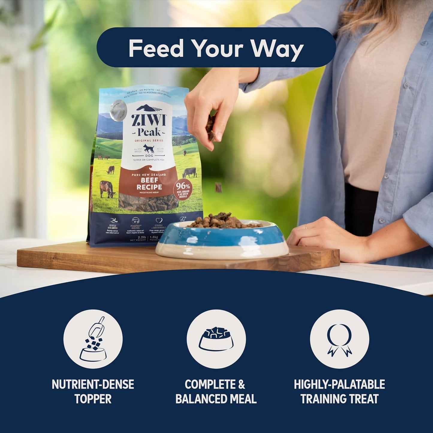Peak Air-Dried Dog Food – Beef - ZIWI Peak