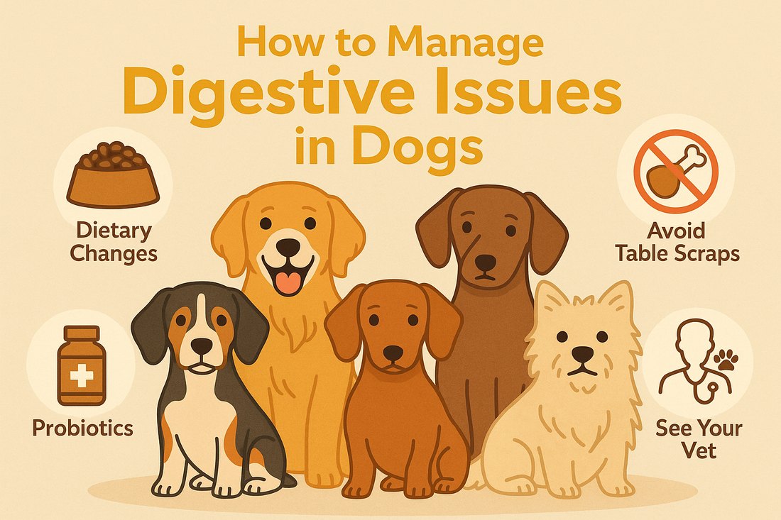 🍽 How to Manage Digestive Issues in Dogs: A Pet Parent's Guide