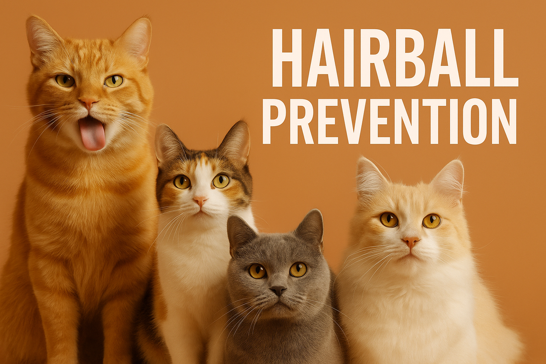 🧼 Hairball Prevention: Causes, Remedies, and Supplements for Cats