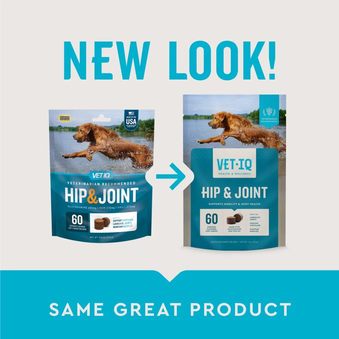 (3 Pack)  Hip & Joint Supplement for Dogs, Chicken Flavored Soft Chews, 7.4 Oz