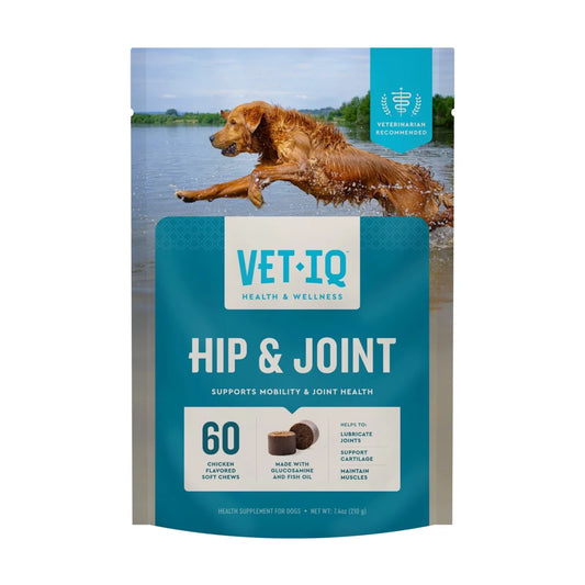 (3 Pack)  Hip & Joint Supplement for Dogs, Chicken Flavored Soft Chews, 7.4 Oz