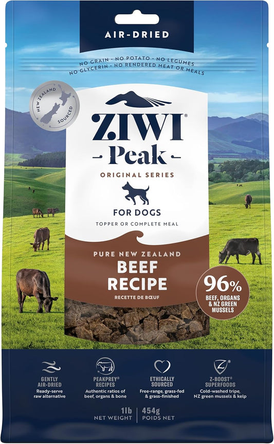 Peak Air-Dried Dog Food – Beef - ZIWI Peak