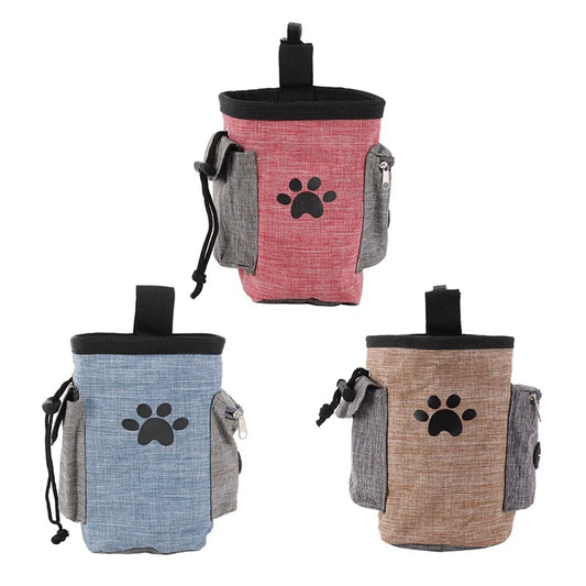 Portable Dog Training Treat Bag Puppy Snack Reward Waist Bag