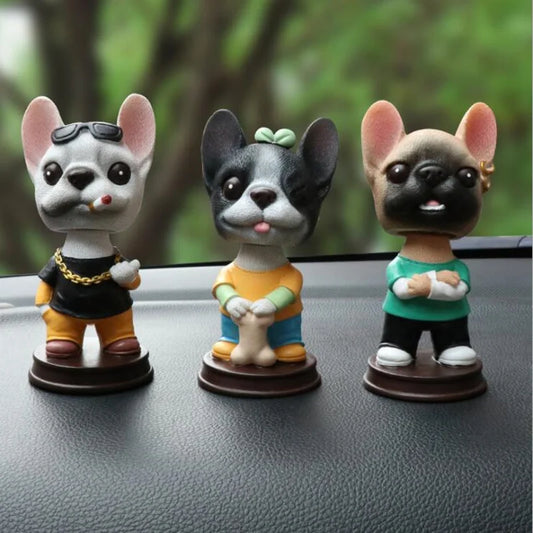 Domineering Shaking Head Dog Dashboard Toys Doll for Car Ornament Nodding Cute Dog Auto Interior Decoration Accessories Gift