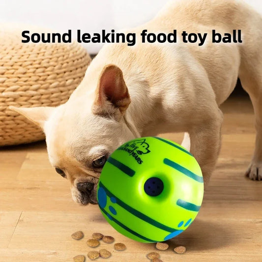 Dog Vocal Interactive Toy Leaky Food Ball Relieve Boredom Grinding Tooth Resistant Leaky Foods Toys Pet Products Supplies